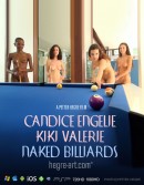 Candice & Engelie & Kiki & Valerie - #425 - Naked Billiards